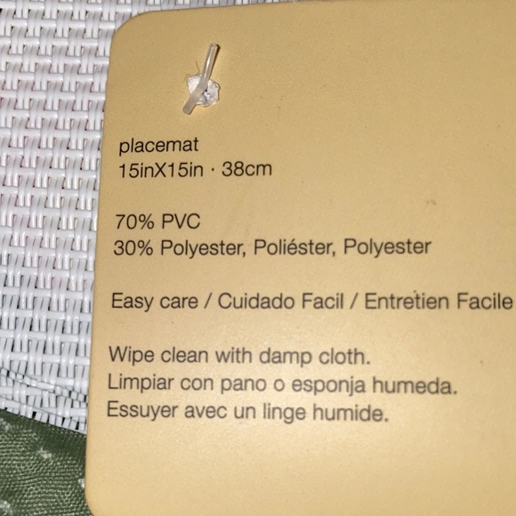 8pc Floral Bunny Round Placemat - Picture 3 of 3